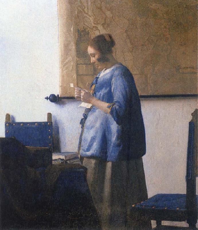 Johannes Vermeer Woman Reading a Letter Sweden oil painting art